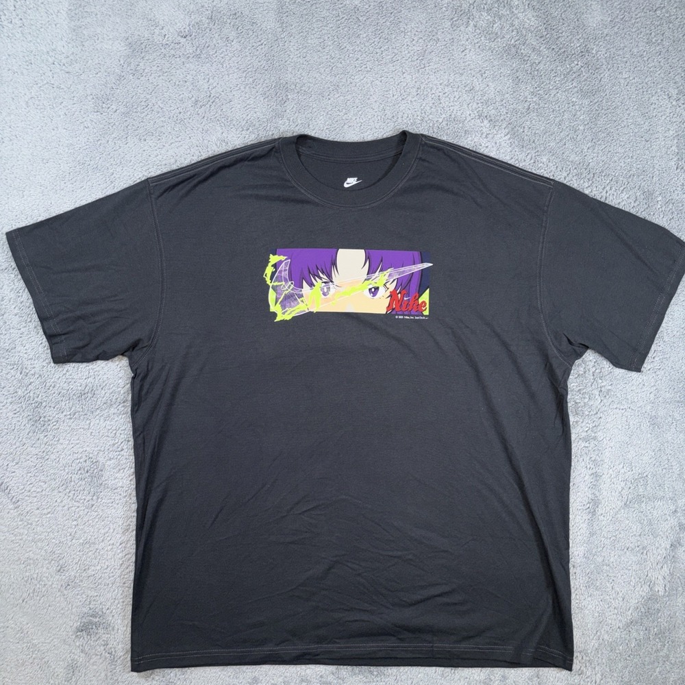 Nike Mens Sz XL, Max 90 Hero Short Sleeve Shirt Black Purple IM0438-045 NWT